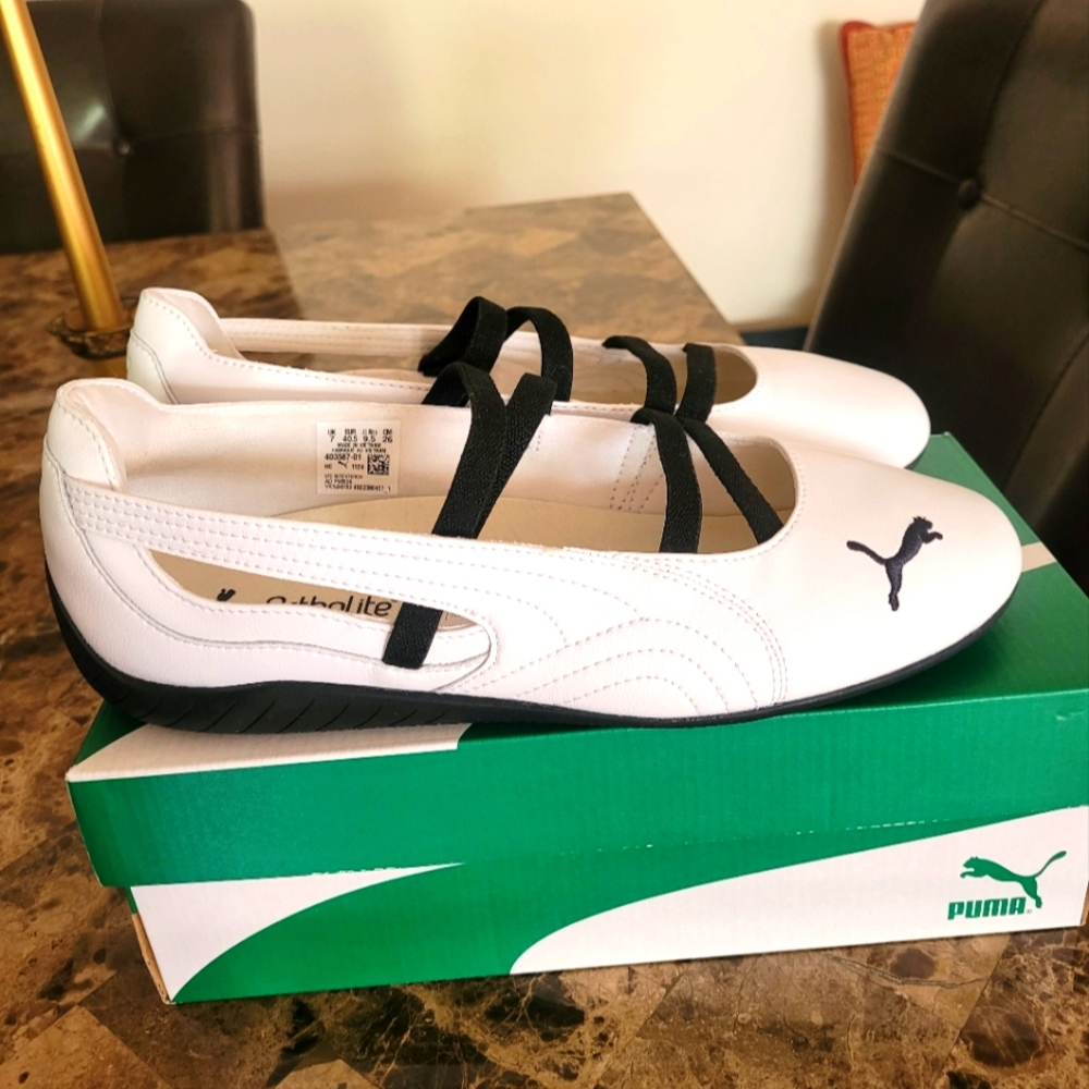 PUMA SPEEDCAT BALLET WHITE 🤍 US 9.5 EUR 40.5 UK 7